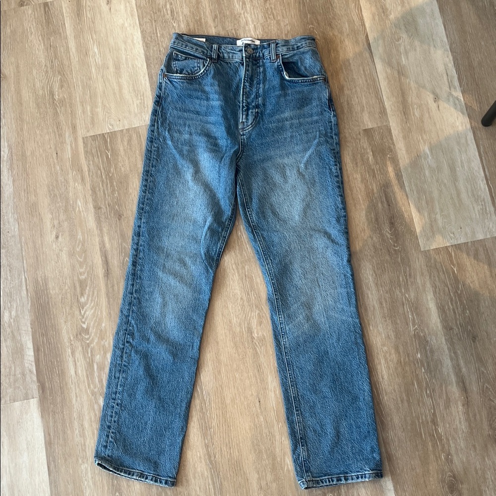 Reformation Liza Blue Denim Jeans - Picture 6 of 7